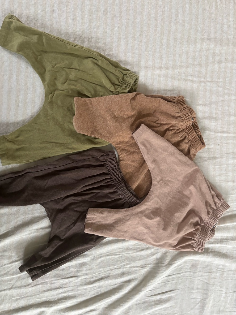 Kids Elastic-Waist Bottoms - Set of Earth Tone Pants